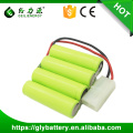 Paquete recargable AA de 4.8v 1300mah Ni-mh AA